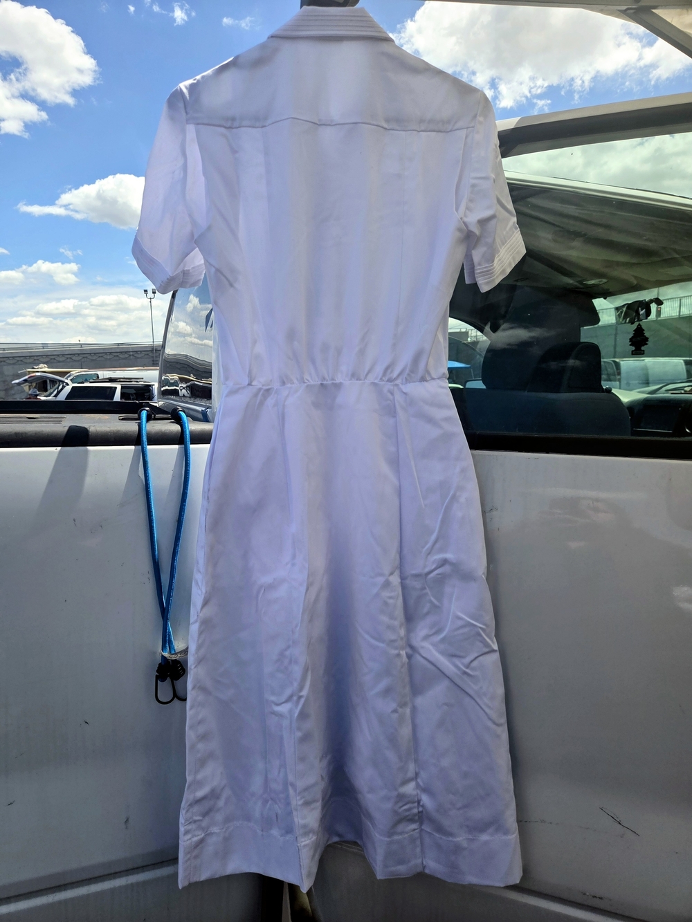 Nurses White Uniform Dress 10 Long - Picture 4 of 6